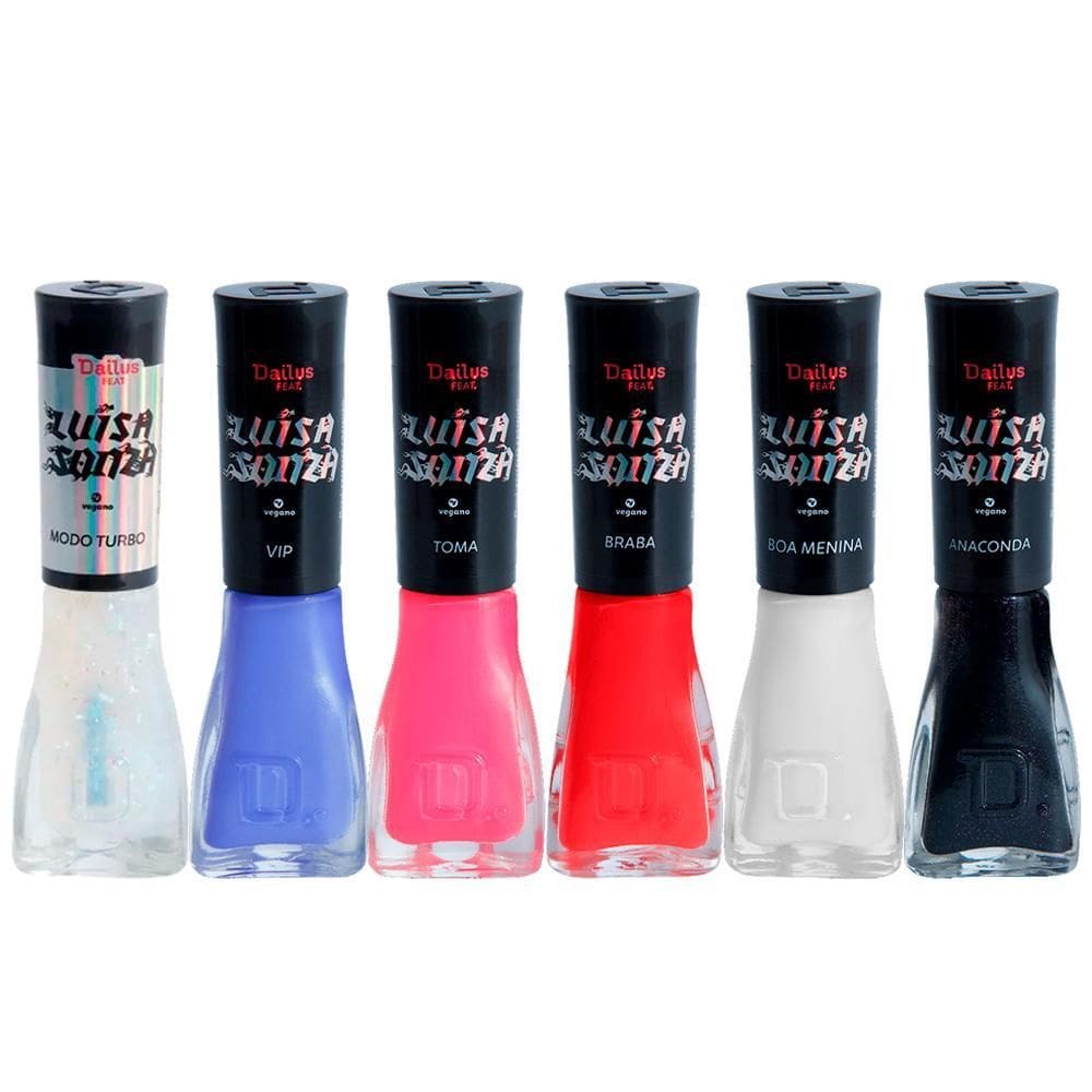 Esmaltes Dailus Coleção Luisa Sonza 6 Un