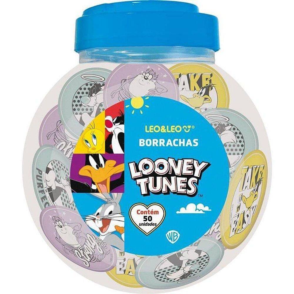 Borracha Decorada Looney Tunes Estampas Exclusivas 50g
