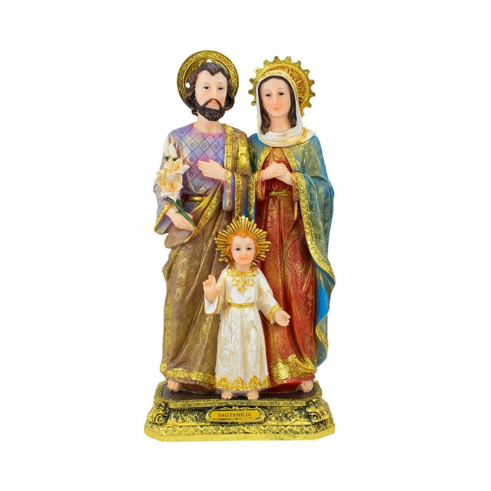 Sagrada Família 41cm - Enfeite Resina