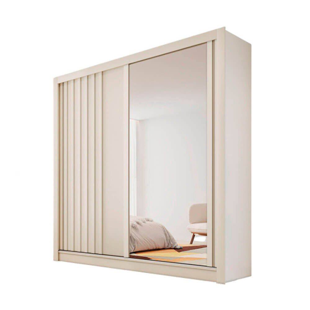 Guarda Roupa Solteiro 2 Portas 4 Gavetas  Viena Made Marcs