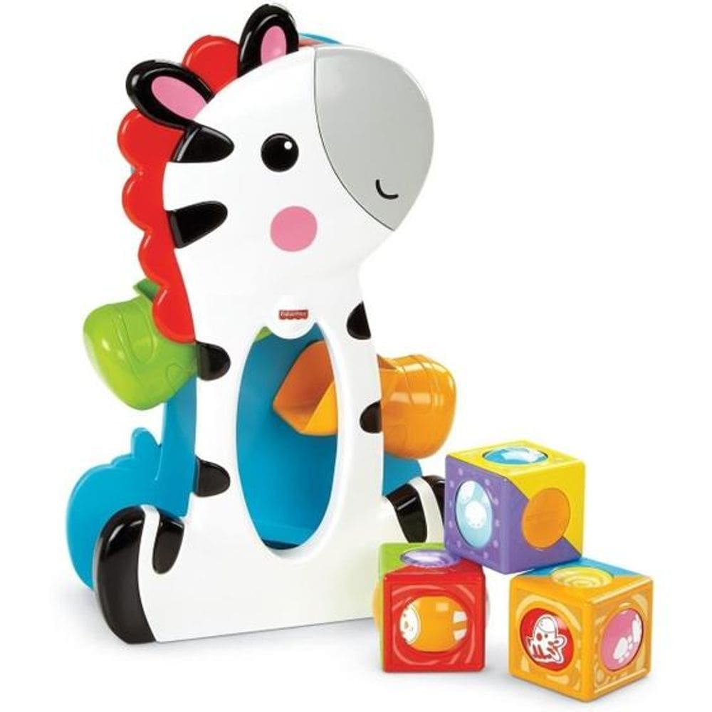 Brinquedo Educativo Zebra Blocos Surpresa - CGN63 - Mattel
