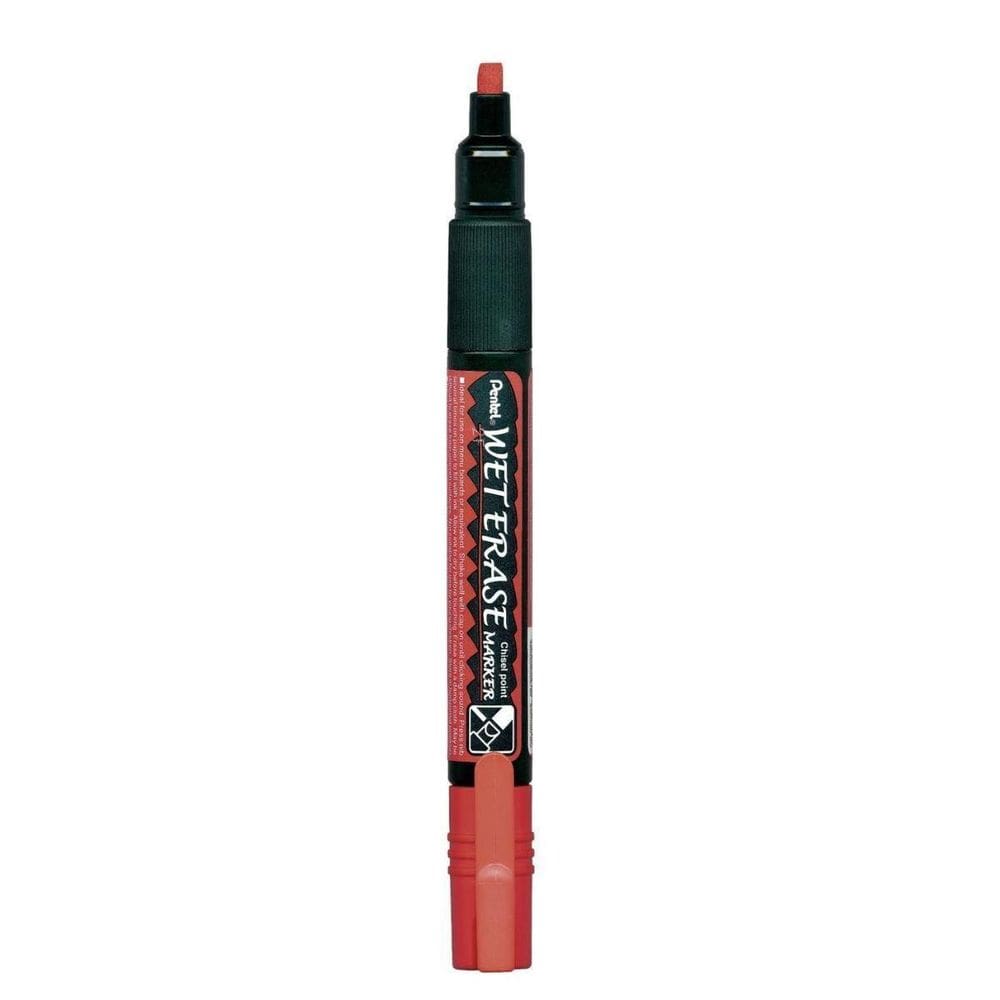Marcador Giz Liquido Wet Erase Vermelho Pentel