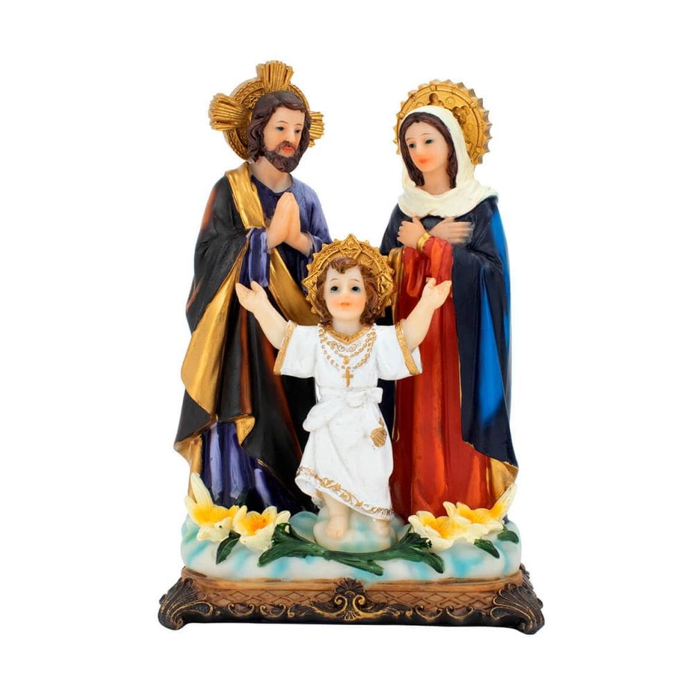 Sagrada Família 20cm - Enfeite Resina