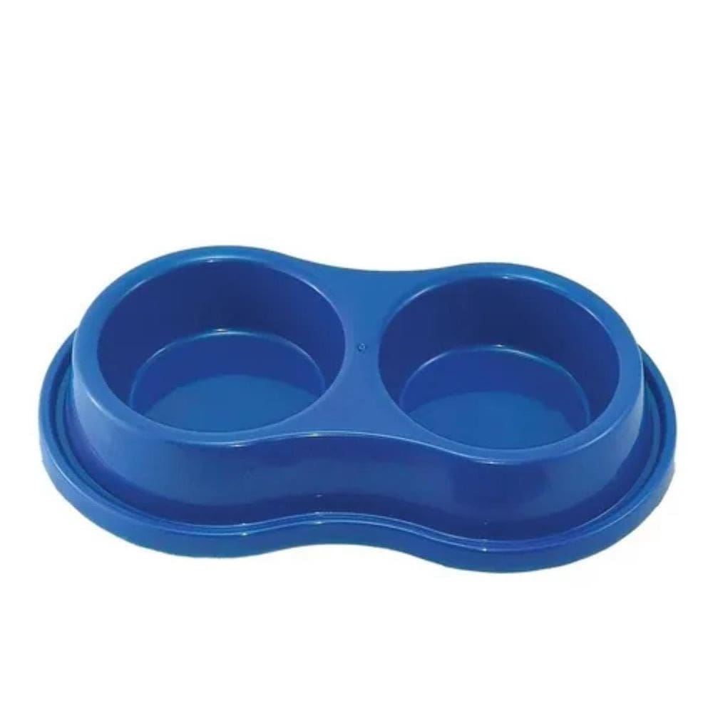 Comedouro Bebedouro Duplo Anti-Formigas Cão Gato Cachorro P