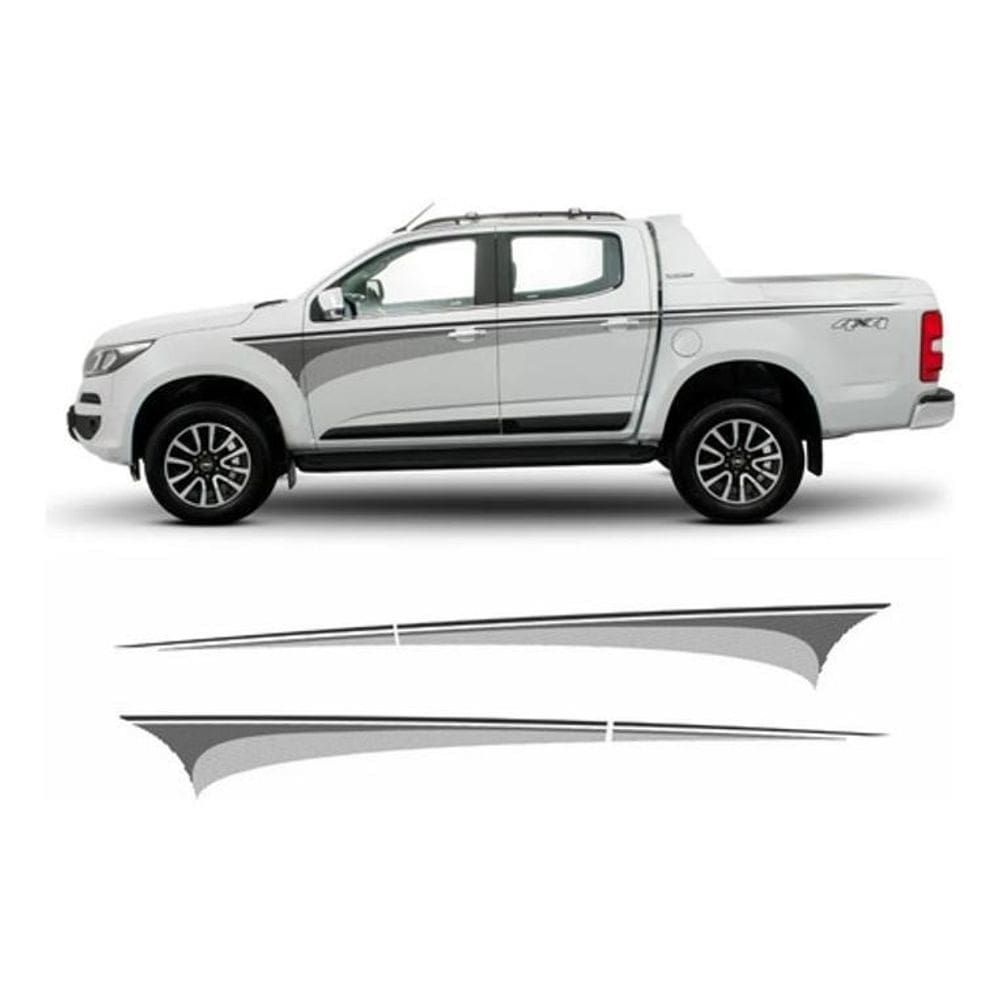 Adesivo Nova Chevrolet S10 Faixa Lateral 2013 A 2020 S10B07
