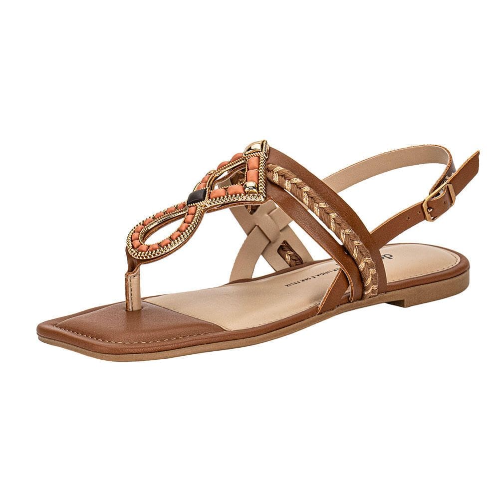 Sandália Feminina Flat Dakota Y7951