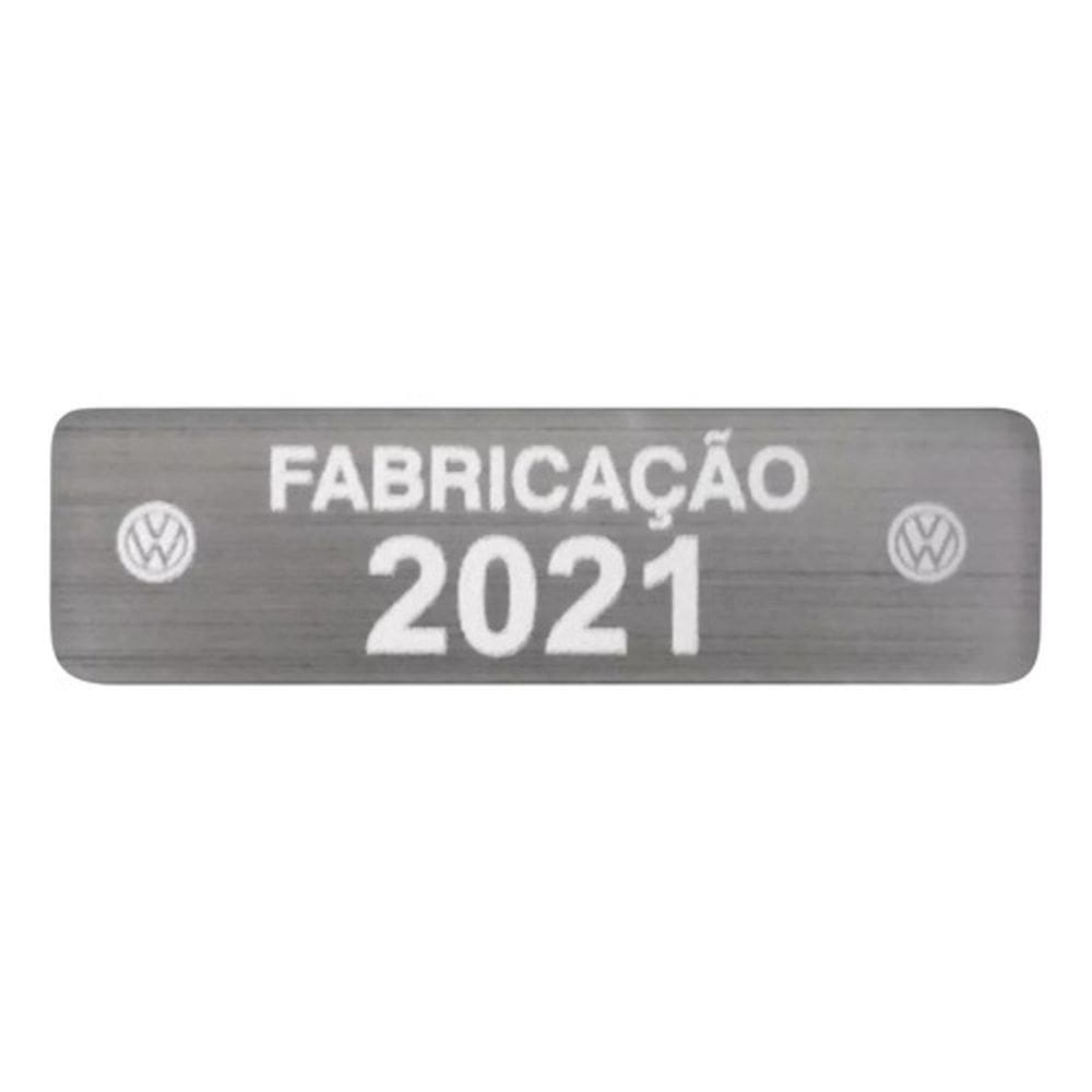 Adesivo Etiqueta Ano Fabricação Compatível Volkswagen 2021