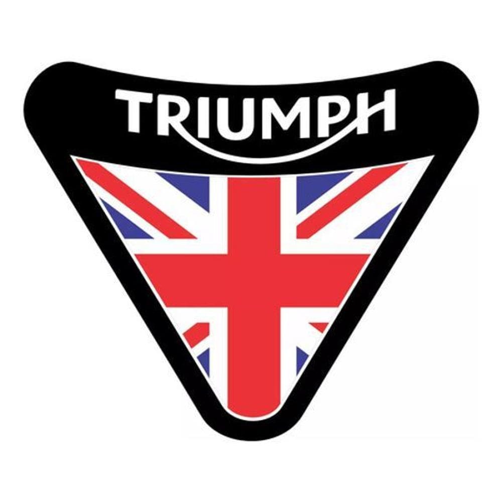 Emblema Adesivo Resinado Escudo Triumph Daytona 7,5X9 Rs03