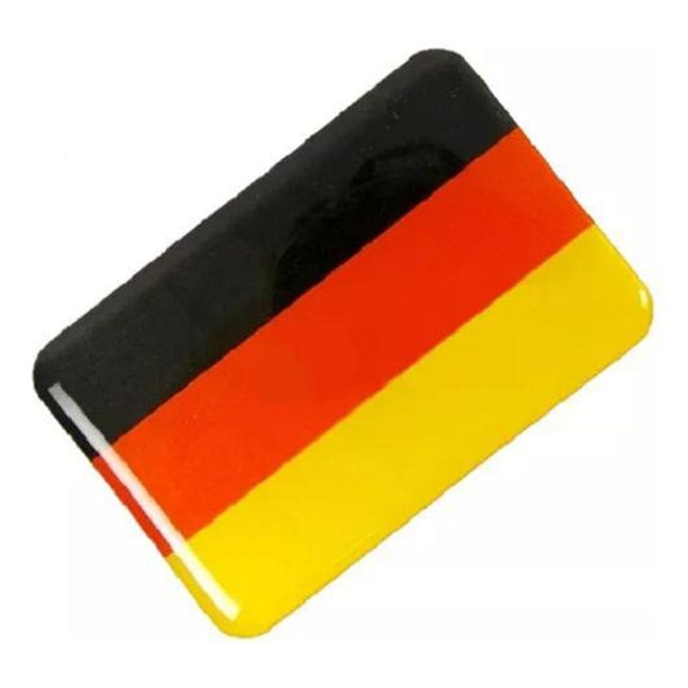 Emblema Adesivo Resinado Volkswagen Bandeira Alemanha Rs03