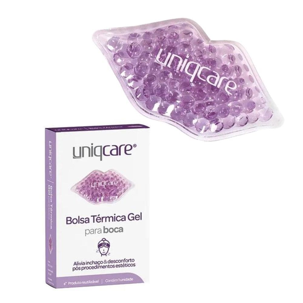 Bolsa Térmica Gel Para Boca Uniqcare - Caixa Com 1 Unidade