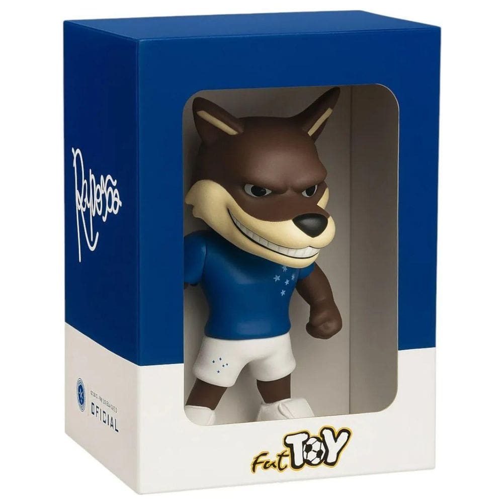 Figura Mascote Futebol Raposa Cruzeiro - Polo Art