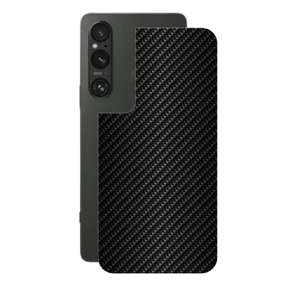 Película para Sony Xperia 1 V - Traseira de Fibra de Carbono Preta - Gshield
