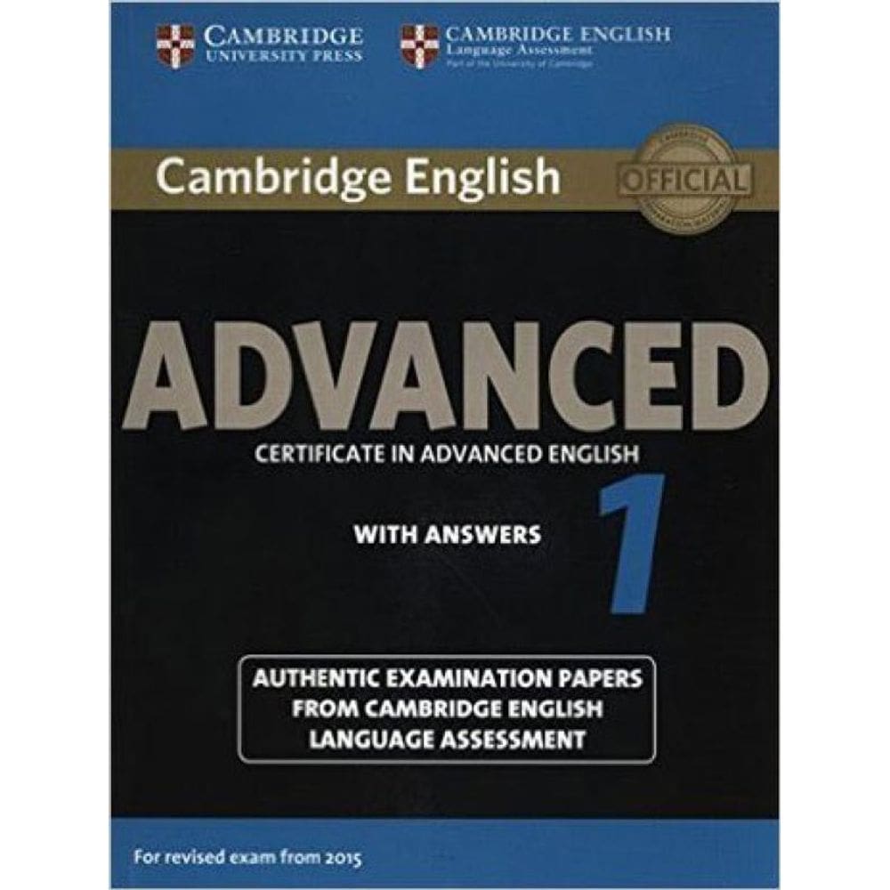Cambridge English Advanced 1 - Student`S Book With Answers - For Revised Exam From 2015