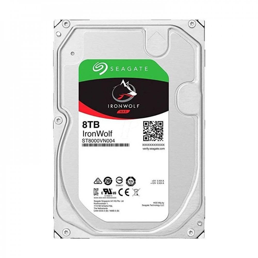 HD Seagate IronWolf NAS Sata, 8TB, 3.5”, 7.200 RPM, 256MB