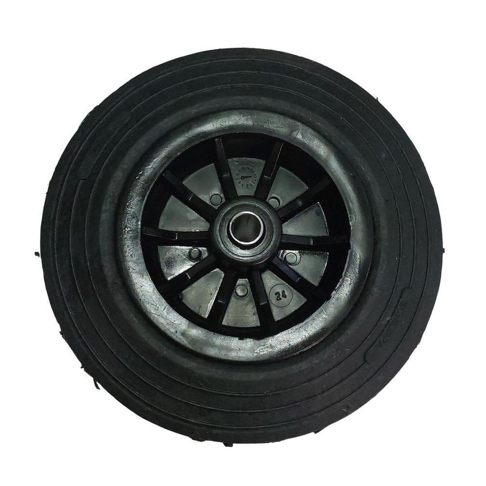 Roda Borracha Maciça Carrinhos E Container Plastico R 82 Pmn