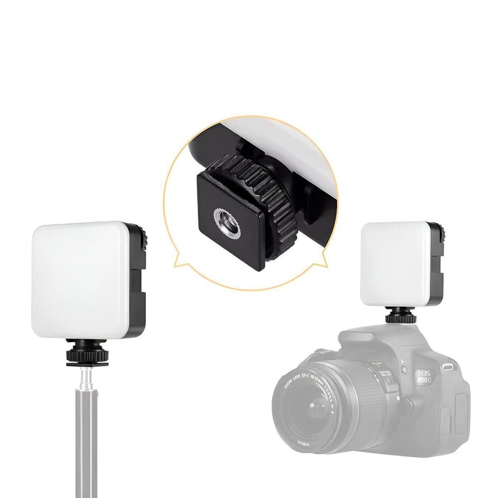 Mini Luz Led Portátil Para Vídeo Câmera Rgb Lâmpada