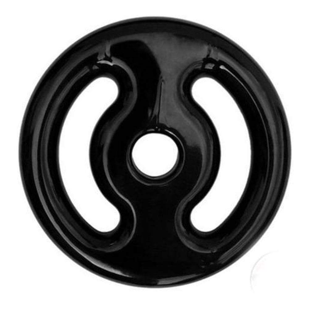 Anilha Emborrachada 2 Kg Preta Para Halteres De Academia Par