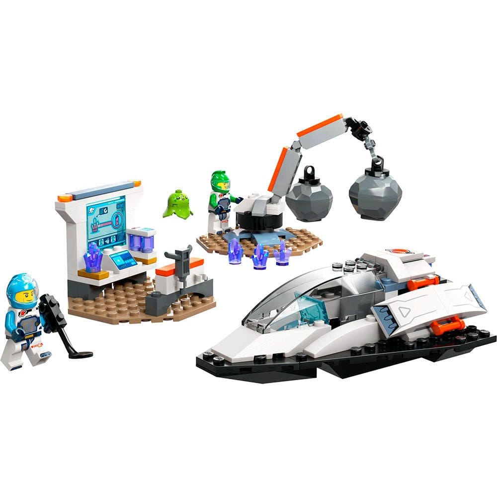 Bloco de Montar - City – Nave Espacial e Descoberta de Asteroide - 126 peças - LEGO