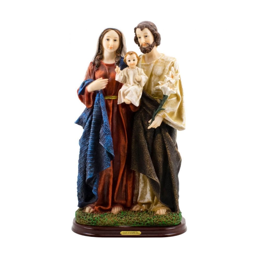 Sagrada Família 41cm - Enfeite Resina