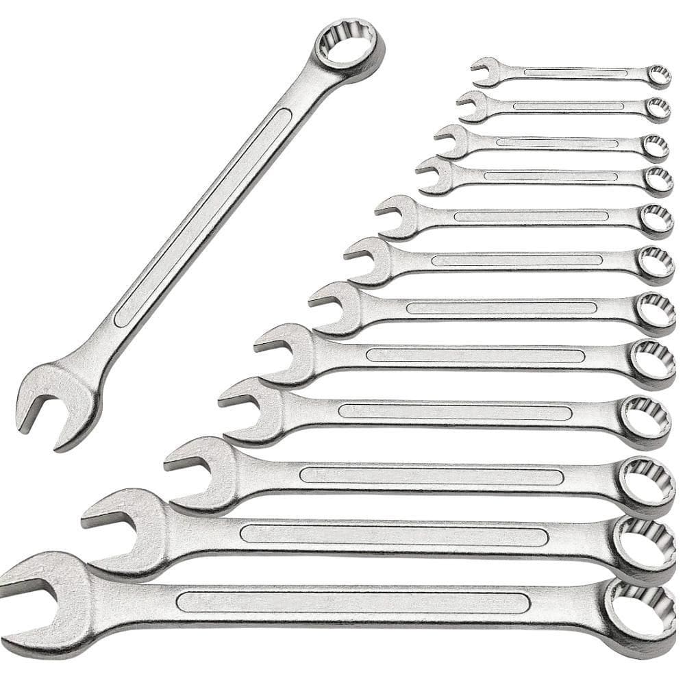 Kit Jogo Chave Combinada 12 Peças Boca Estrela