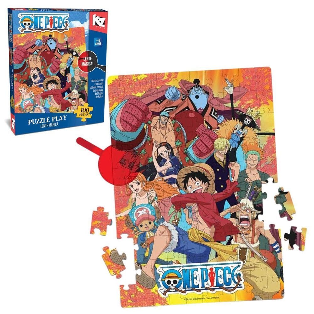 Quebra Cabeça 100 Peças Lente Mágica One Piece 1331 - Elka