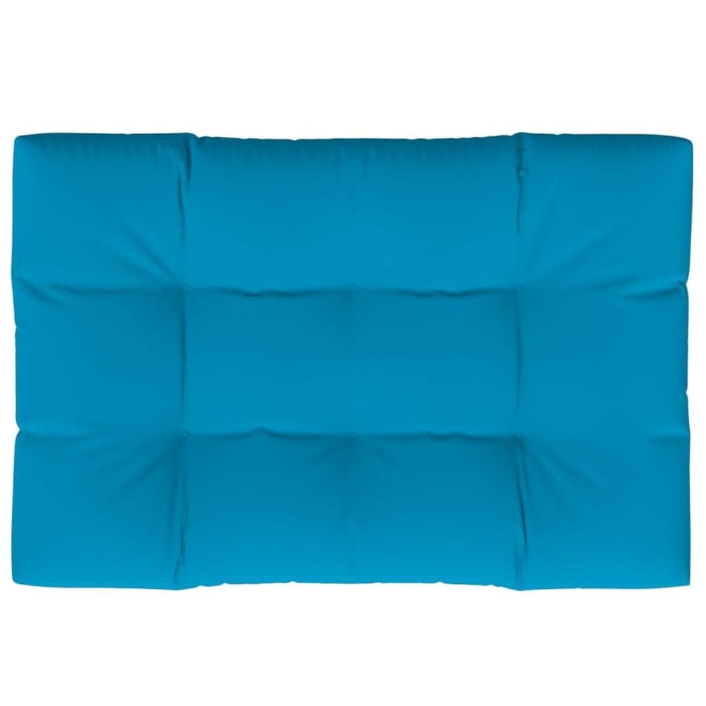 Almofada de paletes VidaXL Outdoor Resistente à Água 120x80x12cm Azul