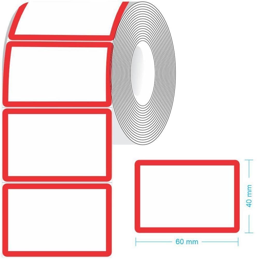 Etiqueta Para Preço Tr-6 60X40Mm C/460 Etiquetas - Grespan