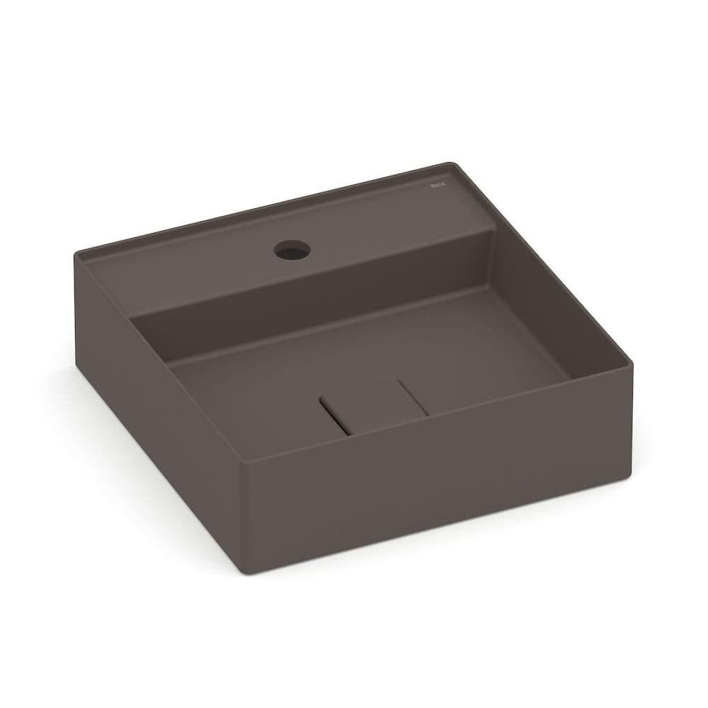 Cuba De Apoio 40x40cm Roca T9 Terra Cafe A32787t660