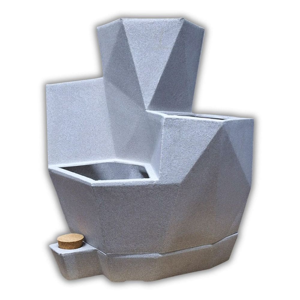 Vaso Jardim de Temperos Vida (15L) Cor Cimento JAPI