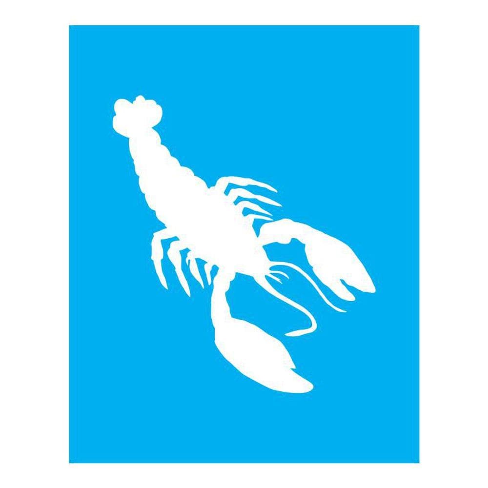 Stencil Tamako Lagosta - 20X25Cm - Ref B769