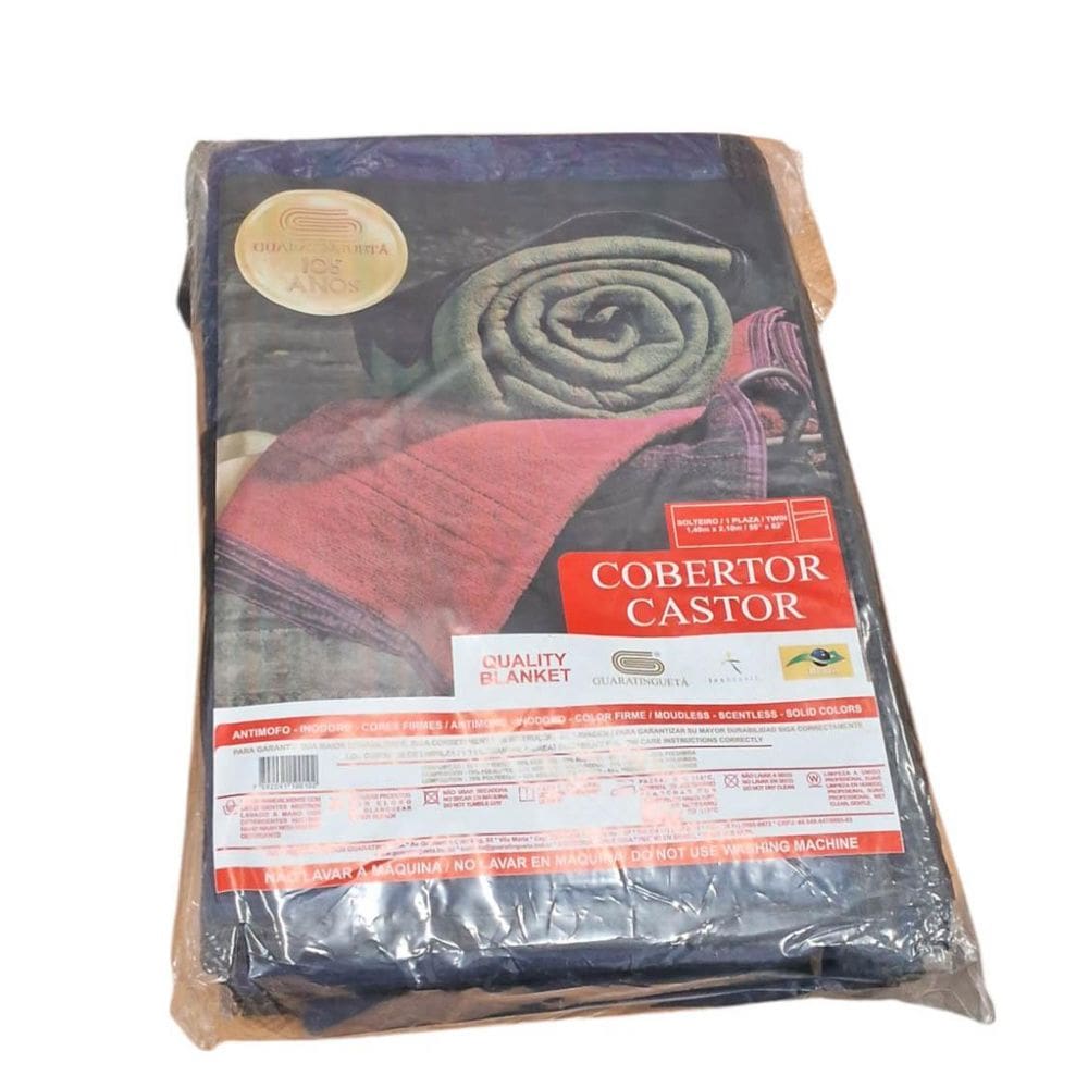 Kit 3 Cobertores Guaratingueta Castor Casal 1,80 M X 2,10Mts