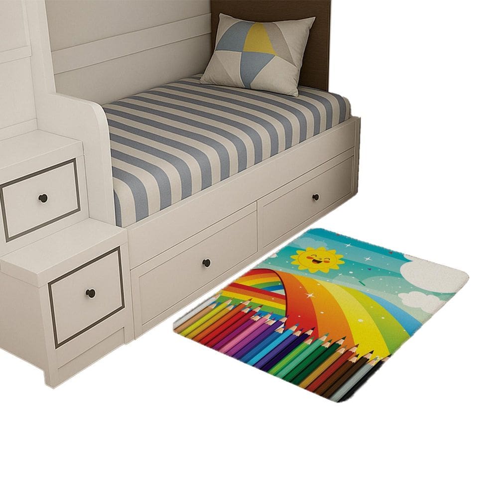 Tapete Infantil Estampado 65 X 50 Decorativo Antiderrapante