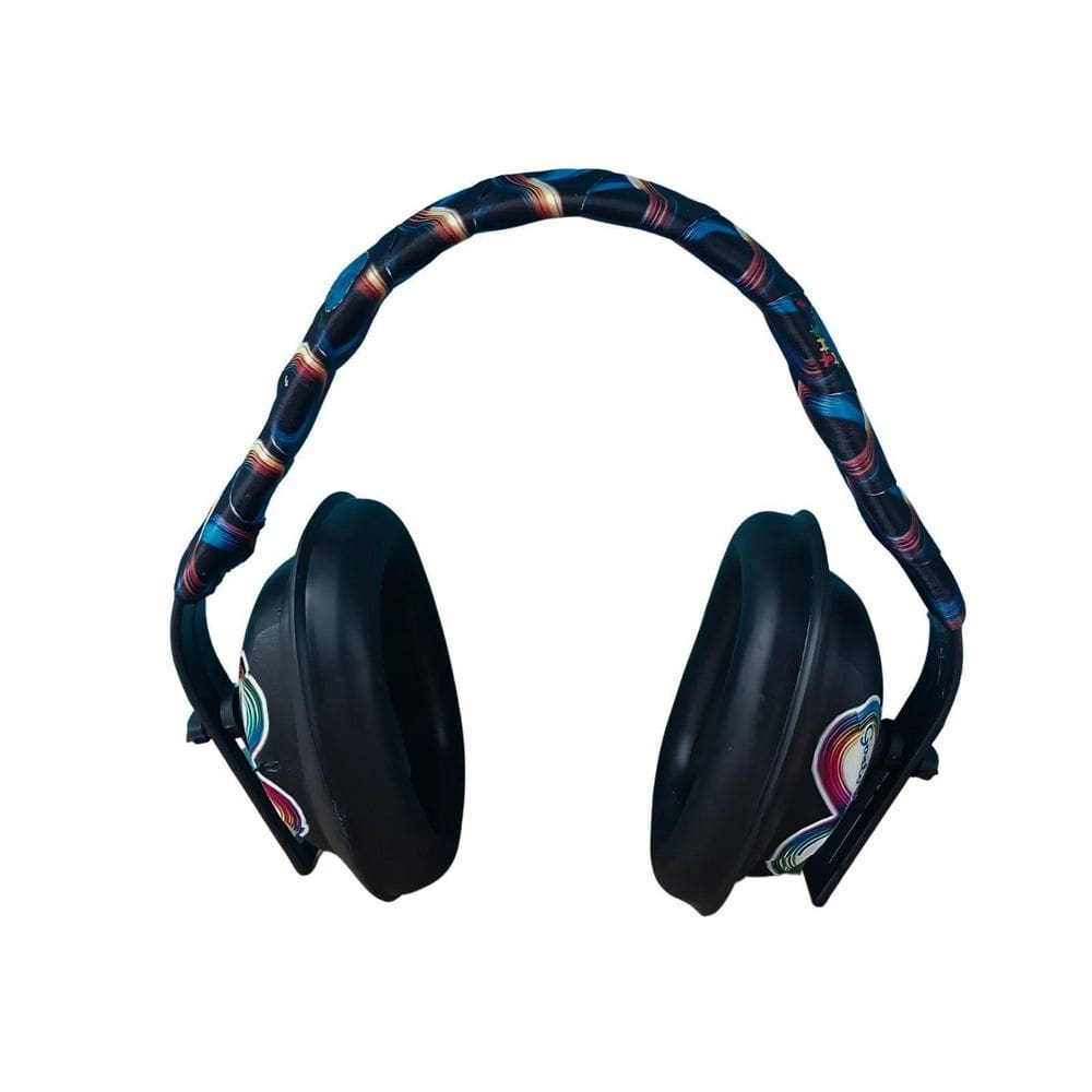 Abafador Protetor Ruido Autistas Black Color 12 Db + Jogo