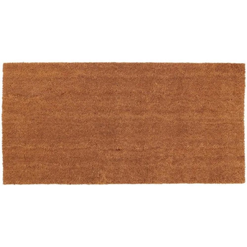 Tapete Fibra De Coco 120X60Cm Retangular Natural