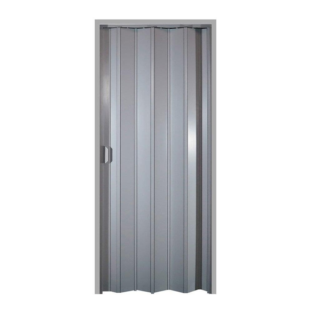 Porta Sanfonada Plasflex PVC Multilit 0,60x2,10m Cinza