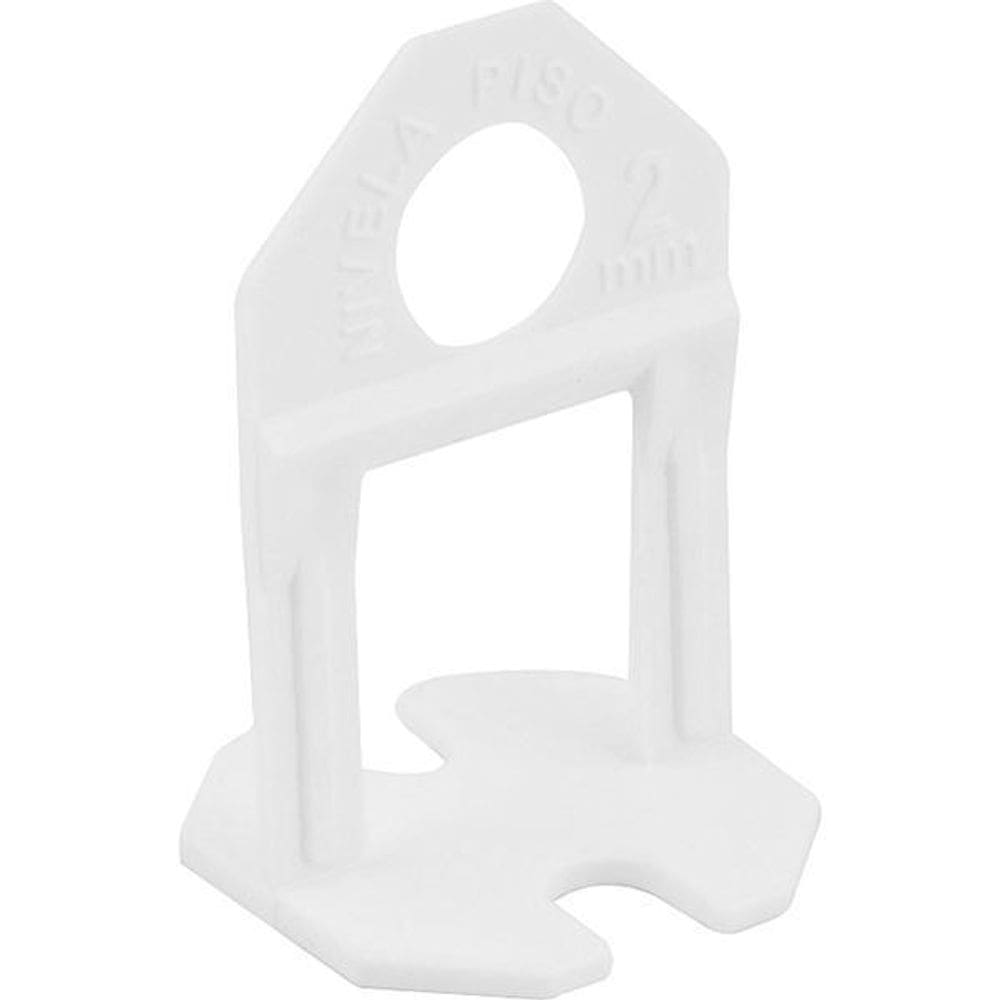 Nivelador Piso Branco 2,00Mm Com 100 Peças Vonder