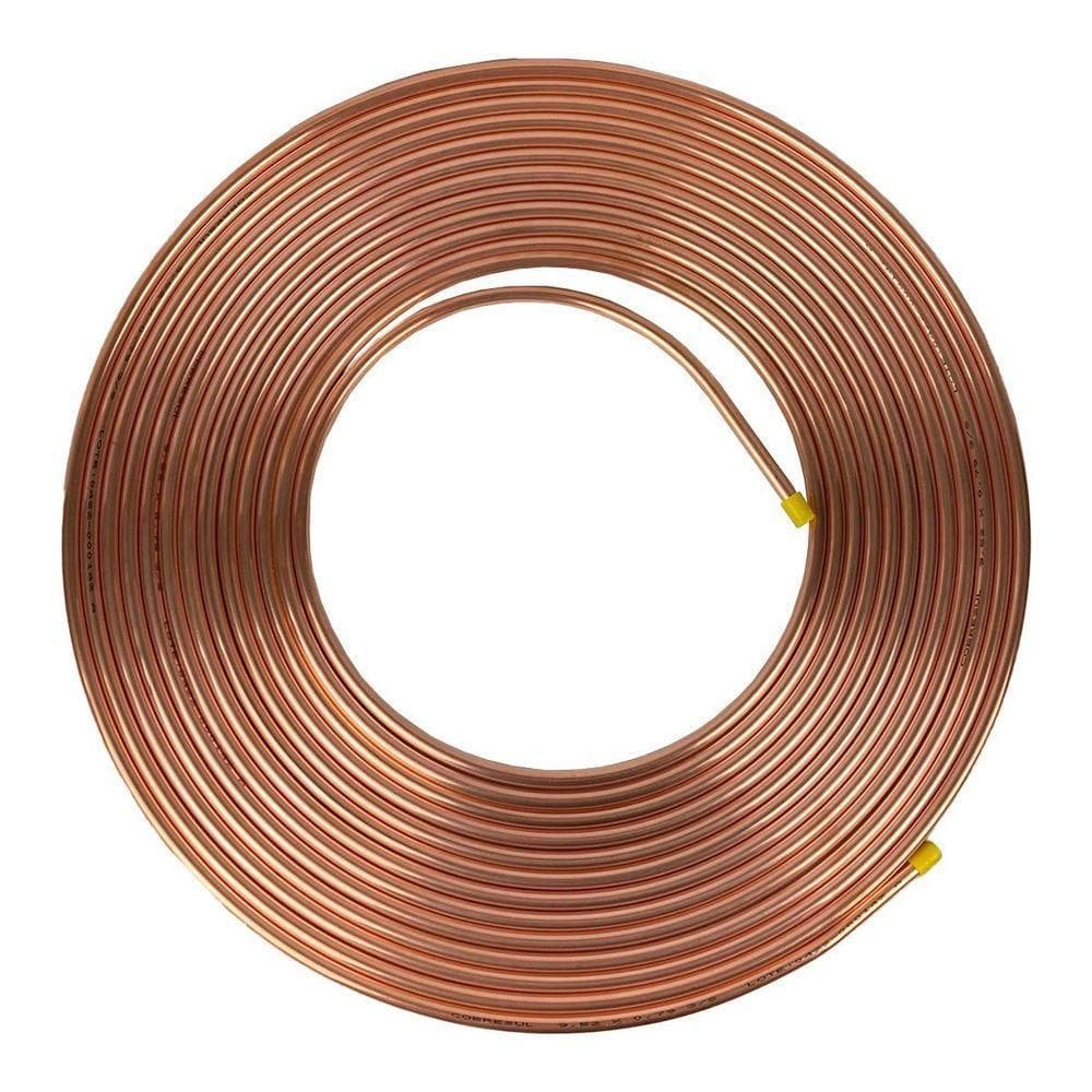 Tubo Cobre Panqueca 1/2 12,7mm Parede 1/32 0,79mm 20 Metros