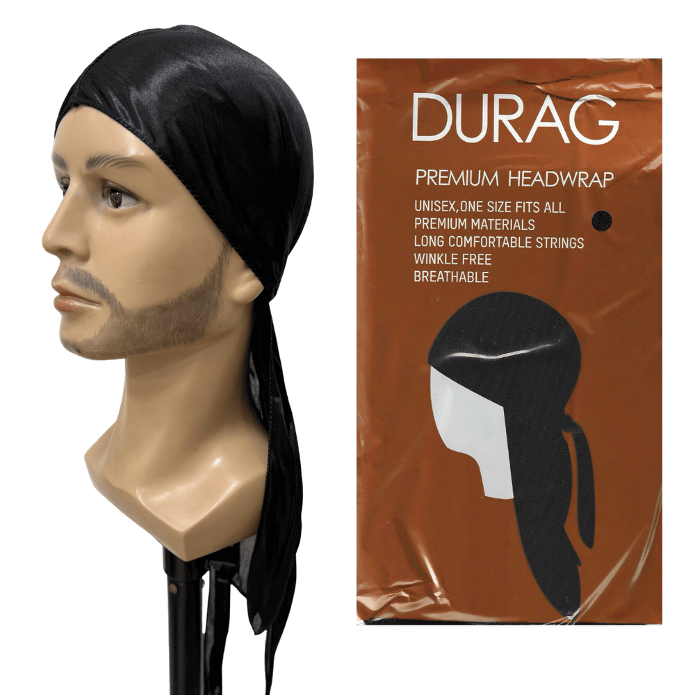 Durag bandana trap rapper touca cetim crespo masculino