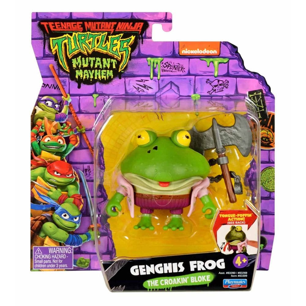 Boneca Genghis Frog De 7Cm Do Filme - As Tartarugas Ninja