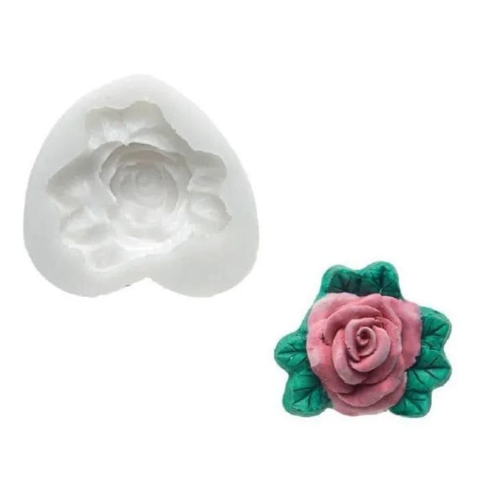 Molde Cesto de Rosas Decorativo Cupcake Maçapão Silikomart