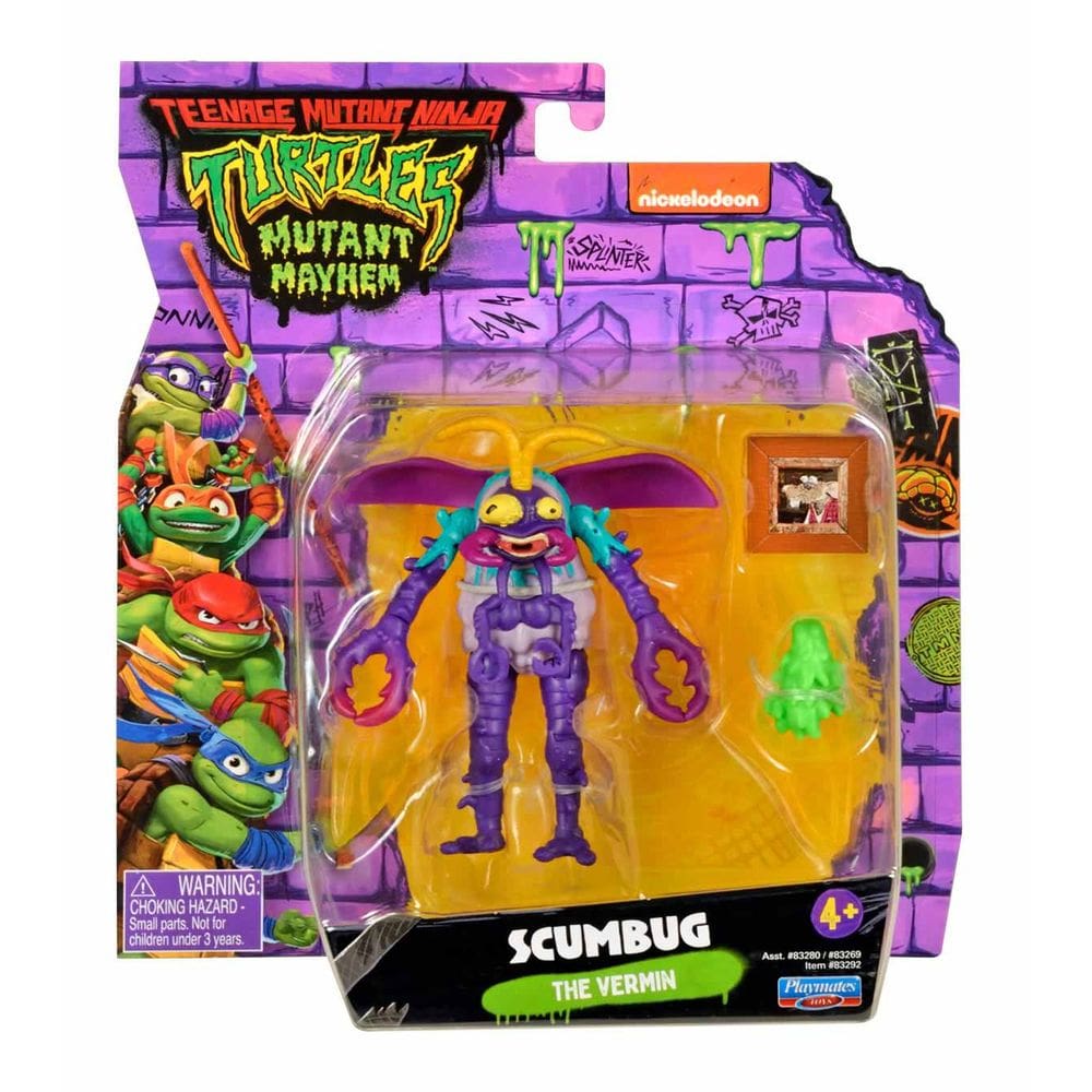 Boneco Scumbug De 9Cm Do Filme - As Tartarugas Ninja