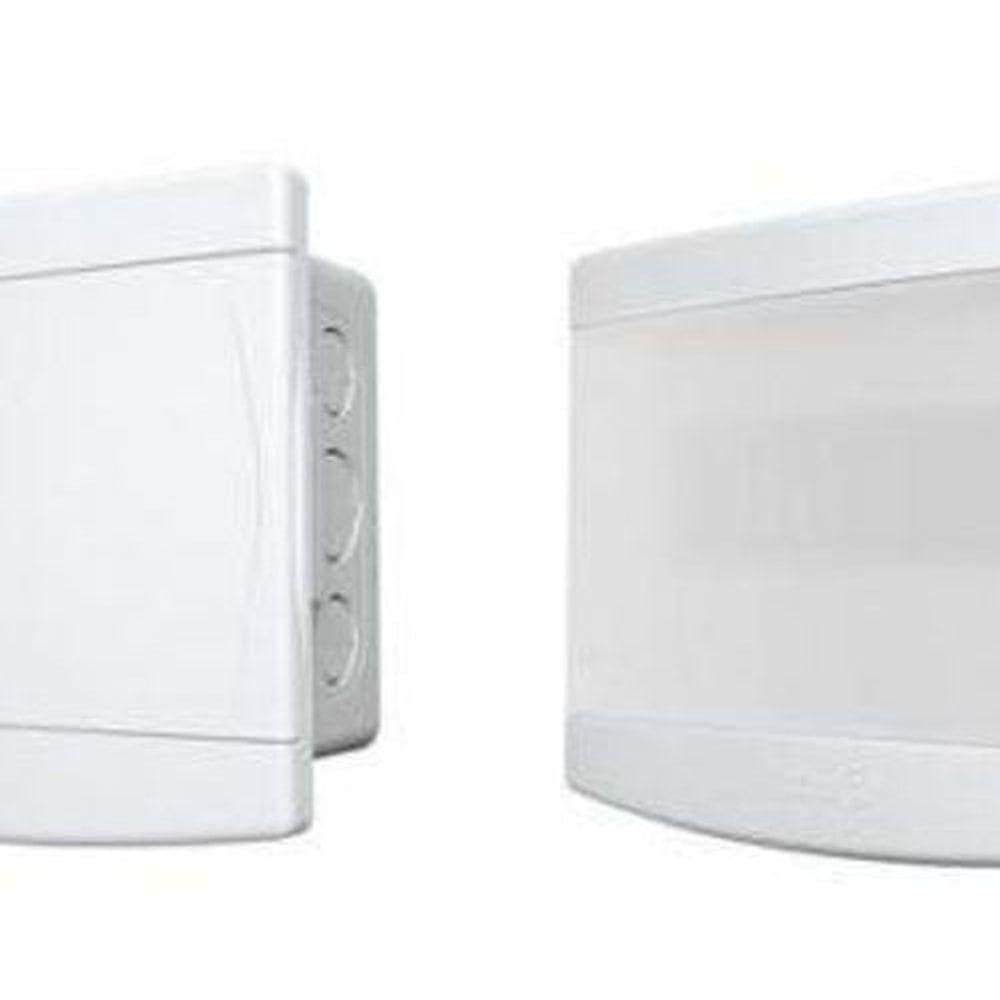 Quadro Embutir 6- 8 Disjuntores Tampa Branca - Tigre