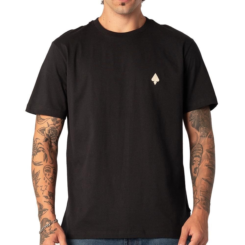Camiseta MCD Caveira Arame SM26 Masculina Preto