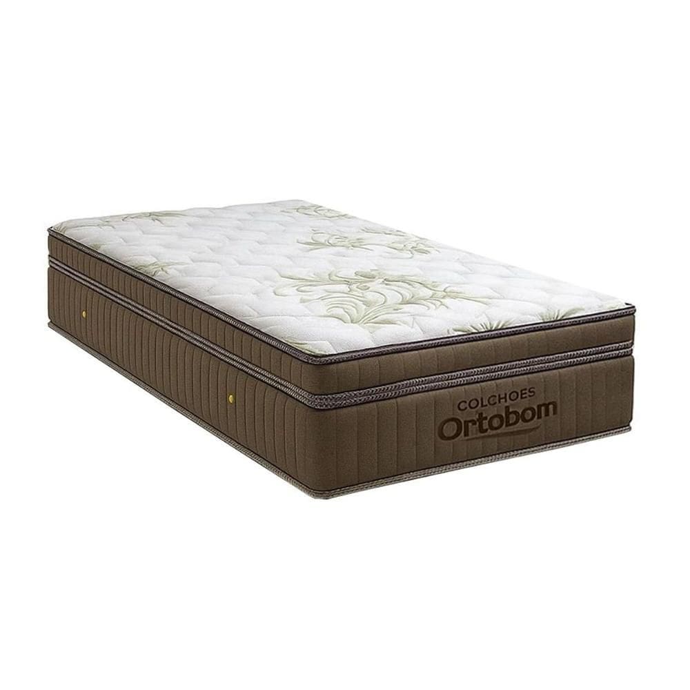 Colchão Solteiro Espuma Viscoelástico Visco Gel Molas Ensacadas Molas Ensacadas Gold Ultra OrtoPillow (88x188x32) - Ortobom