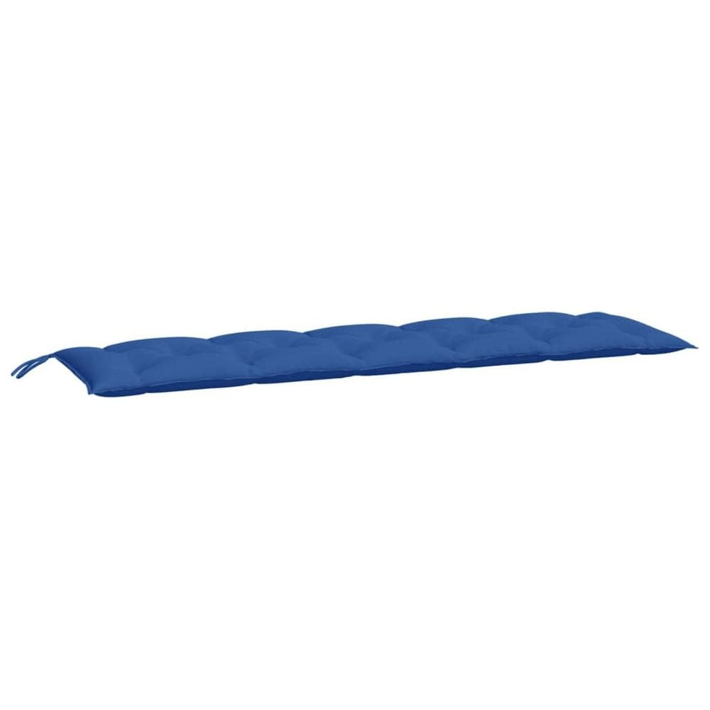 Almofada de banco de jardim VidaXL em tecido Oxford azul royal 180x50x7cm