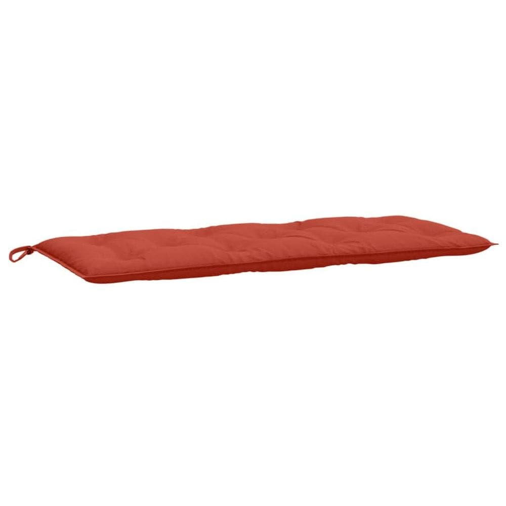 Almofada de banco de jardim VidaXL Red Melange 120x50x7cm Poliéster