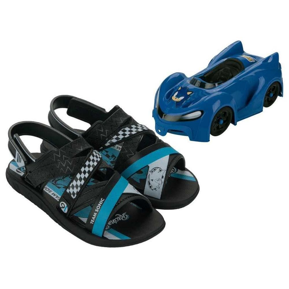 Sandália Infantil Menino Grendene Kids Sonic Fast Car