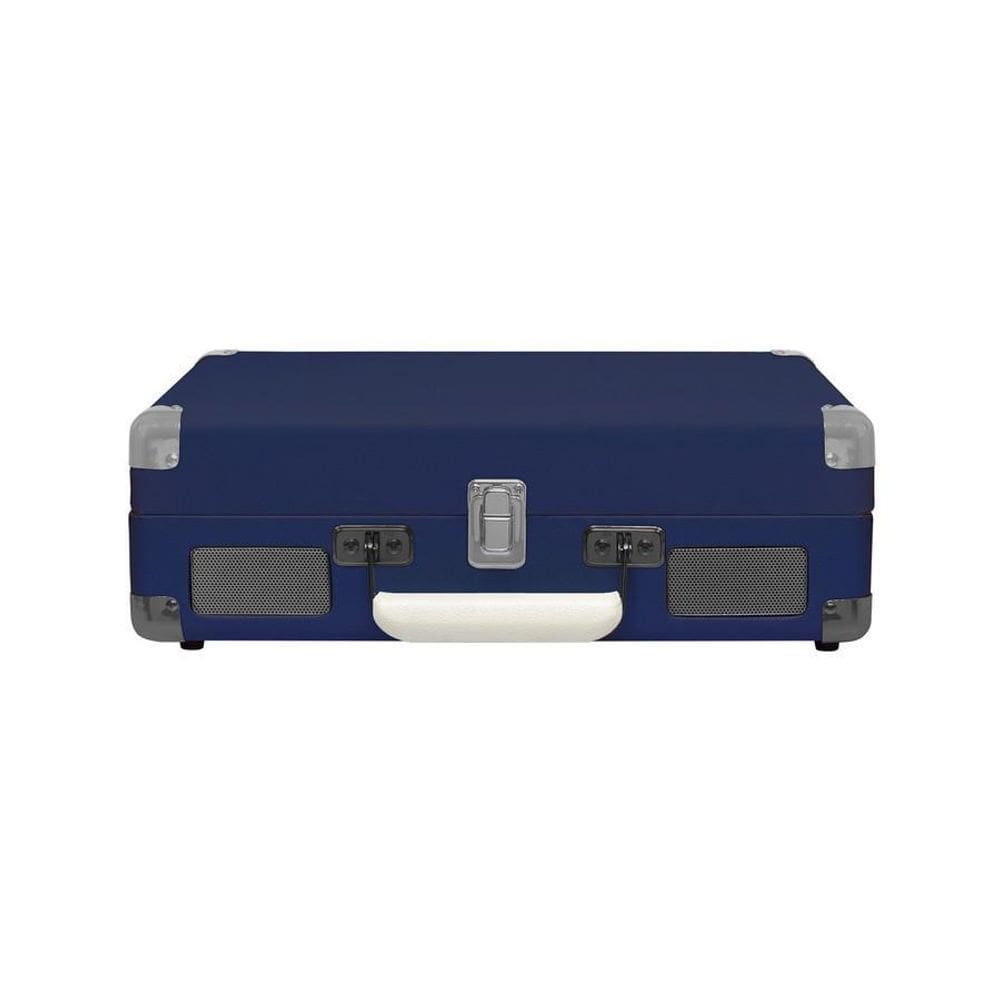 Vitrola Raveo Sonetto Chrome Navy Azul Escuro Disco E Usb