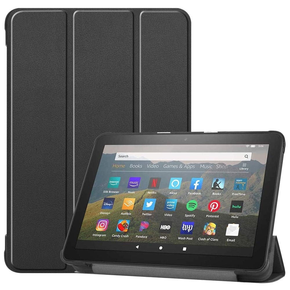 Capa para tablet Snowwicase Fire HD 8 e 8 Plus com suporte e Wake/Sleep