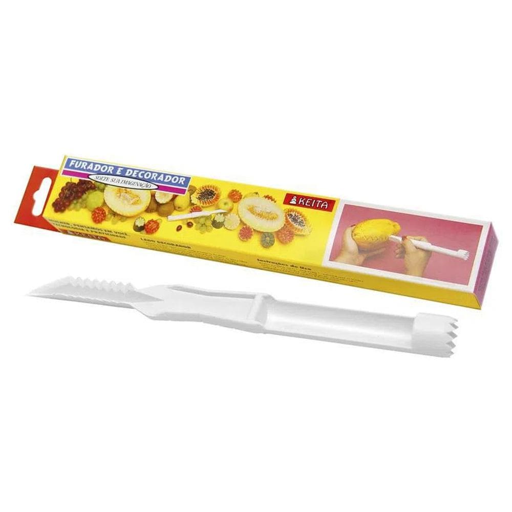 Furador E Decorador De Frutas E Legumes Keita Branco